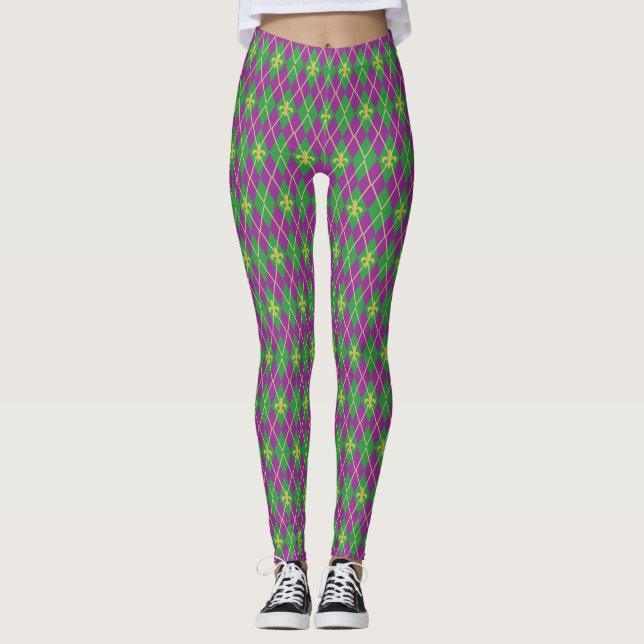 Carnaval de Leggings Argyle (Frente)