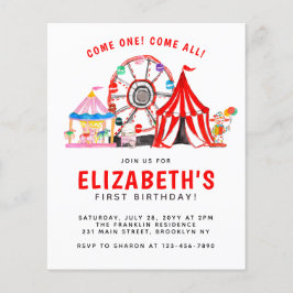 Carnaval de Orçamento tenda de palhaço de palhaço