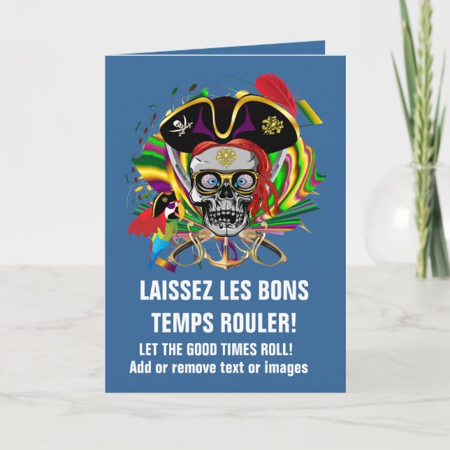 Carnaval do modelo do pirata (Frente)