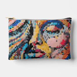 Carnaval Portrait Pixel Art Coloré