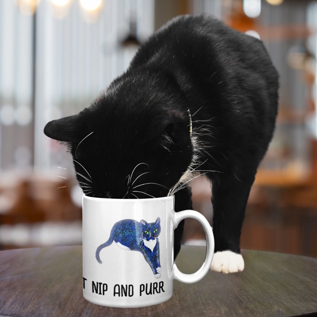 carne picada e caneca para amantes de gatos (Criador carregado)