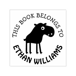 Carneiro Moos - Carimbo De Autoscolagem Este Livro