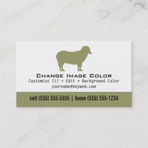 Carneiros - cartão de assunto pessoal