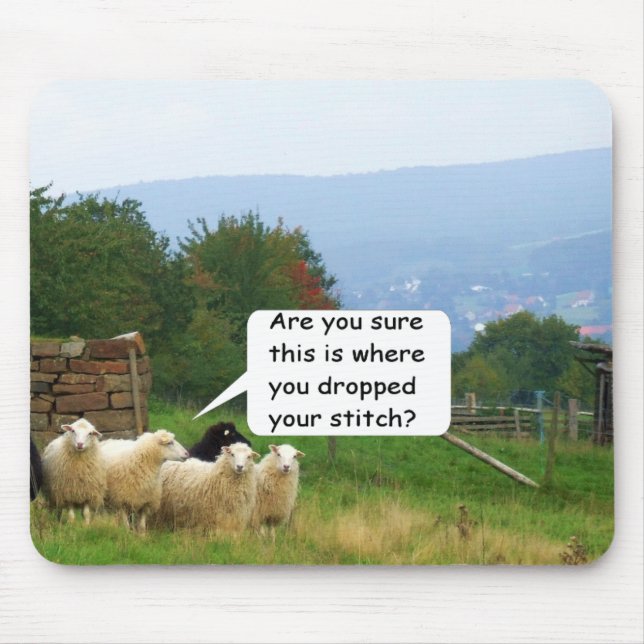 Carneiros Mousepad do ponto da gota (Frente)