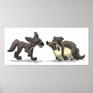 "Carneiros poster na roupa do lobo"