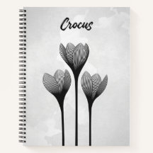 Carnet à espirituale personalizável // Crocus