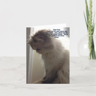 Caro Deus, Obrigado Cartão de Nota