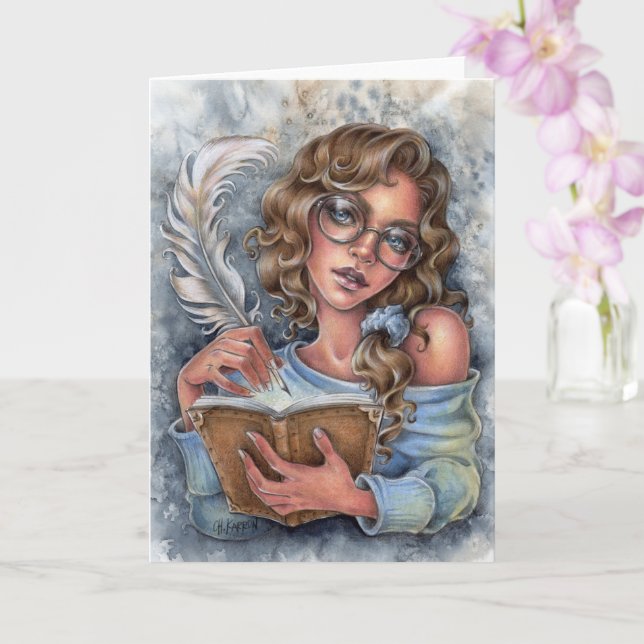 Caro Livro de Gravadores de Cartão de Saudação Dob (Orquídea)