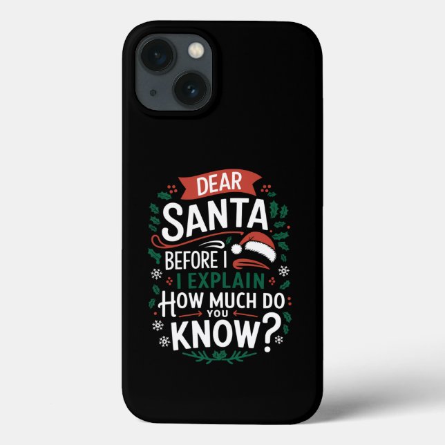 Caro Papai Noel Antes de Explicar Quanto Você Sabe (Verso)