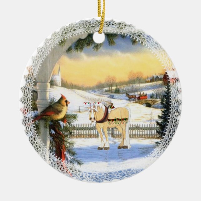 Caro Papai noel Ornamento (Frente)