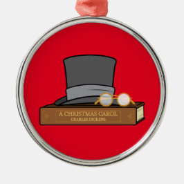 Carol de Natal com Ornamento Cerâmico de Chapéu Su