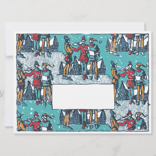 Carolers Medievais Deco de 1920 (Frente)