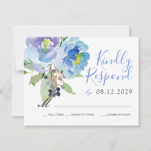 Carolina Bloom Resposta RSVP Floral Selvagem