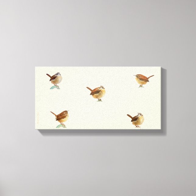 Carolina Wren Canvas Print (Frente)