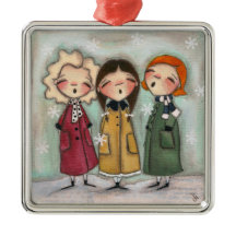 Caroling, Caroling - ornamento quadrado superior