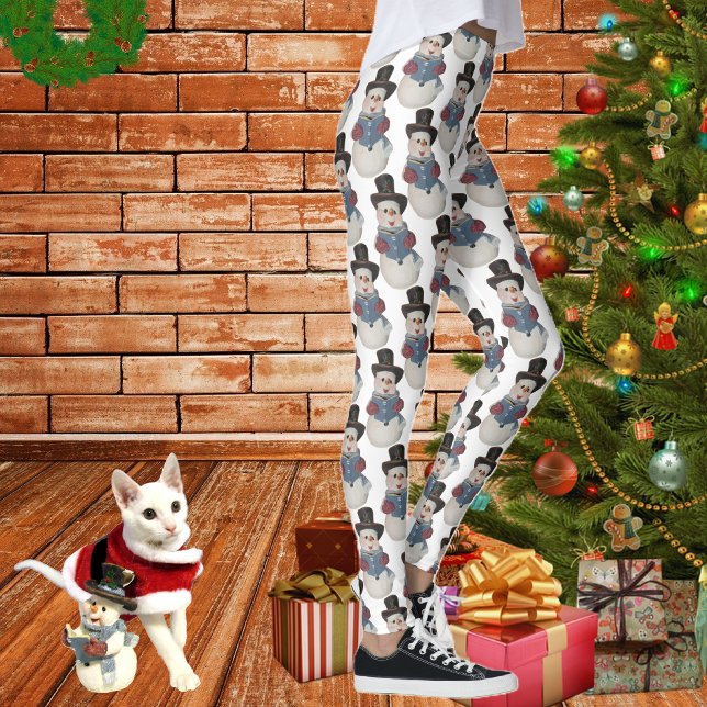 Caroling Snowman Leggings (Criador carregado)