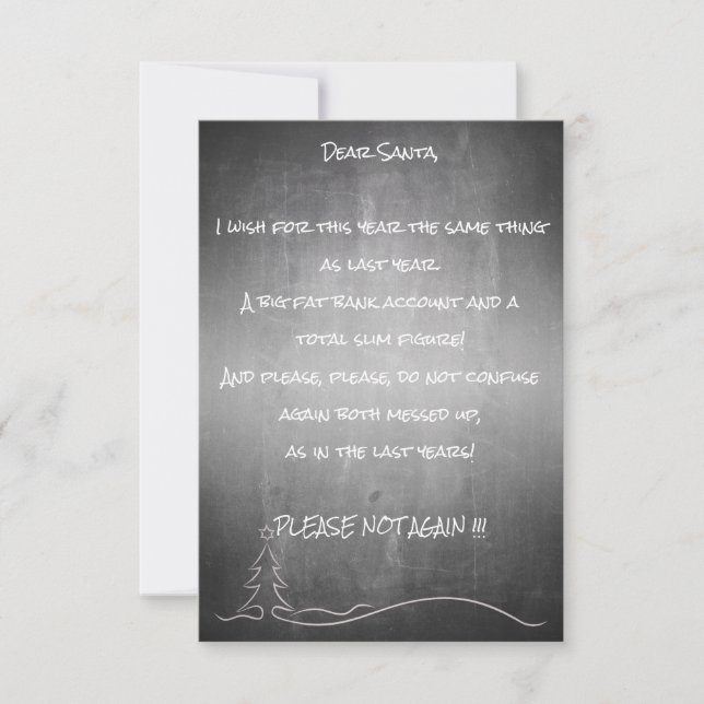 Caros bons Papais noeis (Frente)