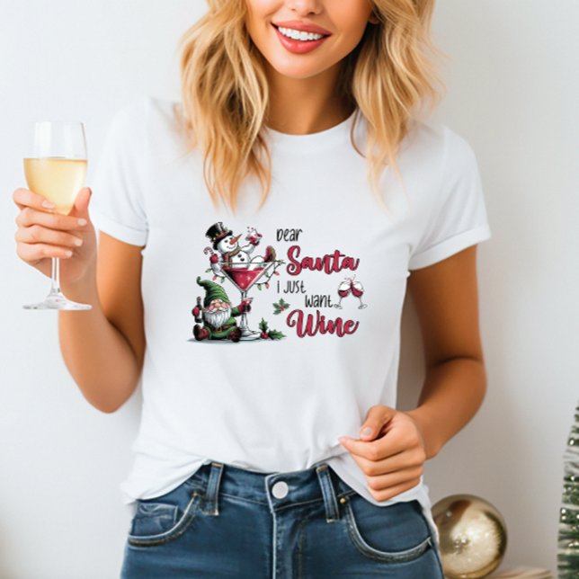 Caros Papais noeis Camiseta de vinho (Criador carregado)