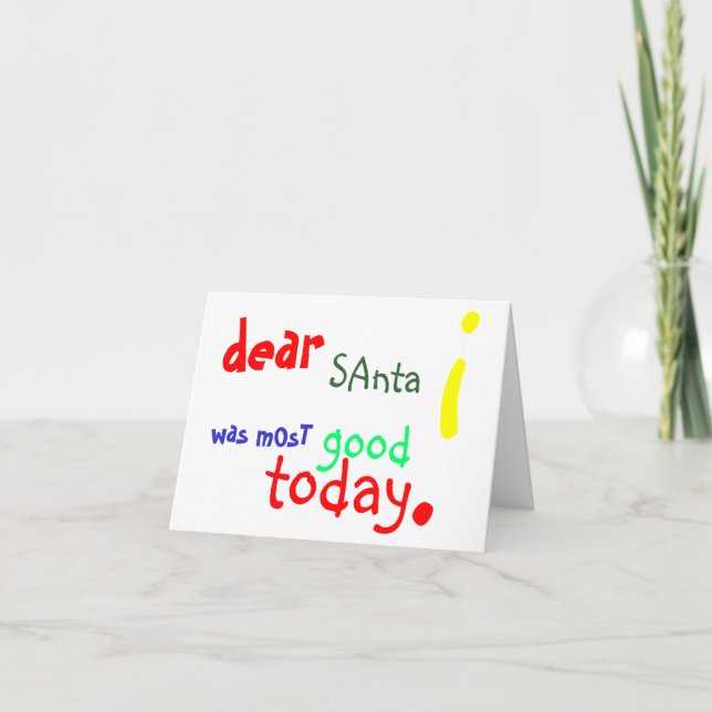 Caros Papais noeis Cartão de Natal (Frente)