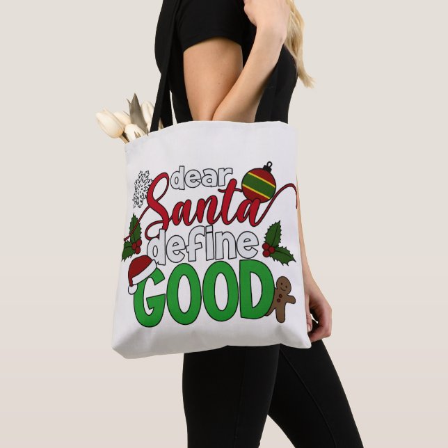 Caros Papais noeis definem um bom Natal | Tote Bag (Close Up)
