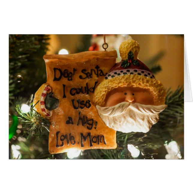 Caros Papais noeis Eu Poderia Usar Um Cartão De Ab (Frente horizontal)