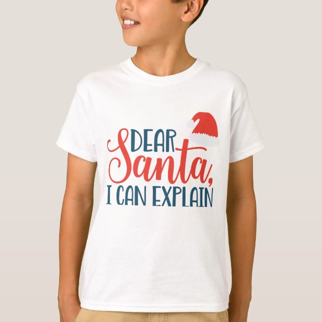 Caros Papais noeis Eu Posso Explicar A Camisa De N (Frente)