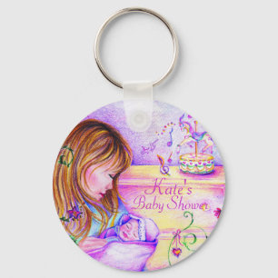 Carousel Dreams Button Chaveiro