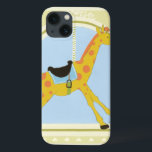 Carousel Giraffe por June Erica Vess<br><div class="desc">Se você não pode ir ao parque e andar de feliz para andar, então este impressão pode ser o próximo melhor alternativo. June Erica Vess fez esta incrível representação de uma girafa carrossel em um fundo azul e verde pastel. Você só quer salto em um passeio em círculos. Coloque esta...</div>