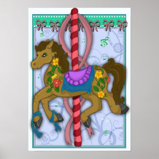 Carousel Horse Poster