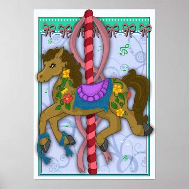 Carousel Horse Poster (Frente)