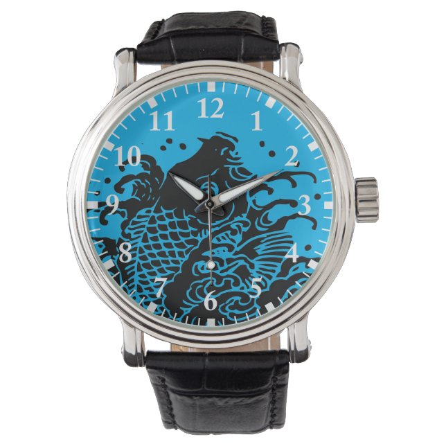 Carpa e relógios de água (Frente)