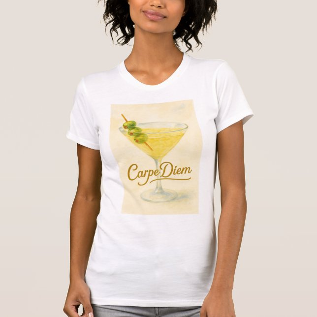 Carpe Diem - Camisa de Cocktail & Piada Engraçada (Frente)