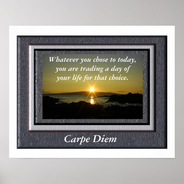 Carpe Diem - Poster (Frente)