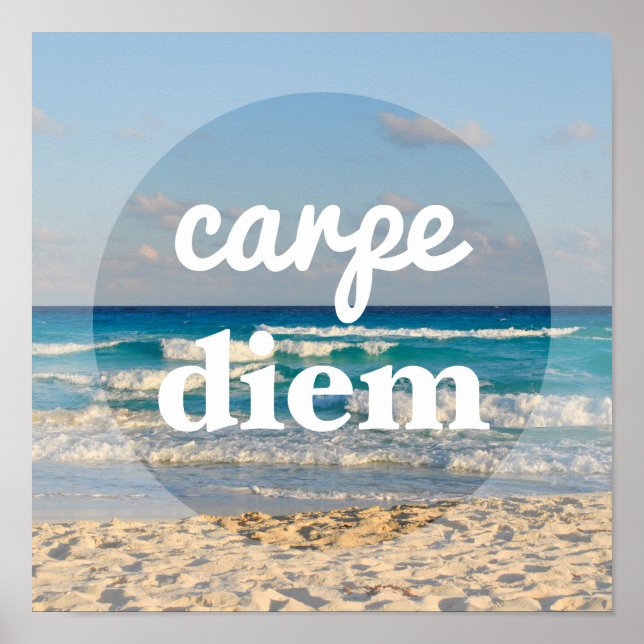 Carpe Diem Poster (Frente)