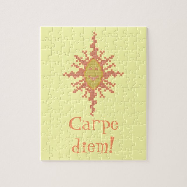 Carpe diem! Quebra-cabeça de Sunburst (Vertical)