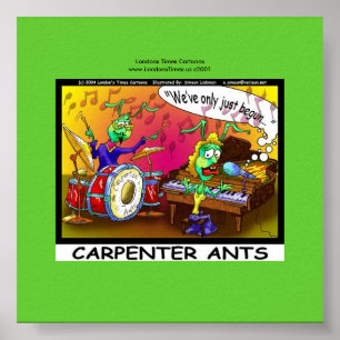 Carpenter Ants Engraçado Dons Tela de impressão
