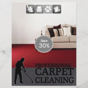 Carpet Cleaning Service Discount Offer Flyer