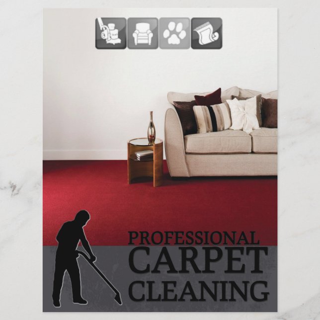 Carpet Cleaning Service Flyer (Frente)