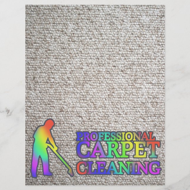 Carpet Cleaning Service Flyer (Frente)