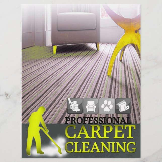 Carpet Cleaning Service Flyer (Frente)