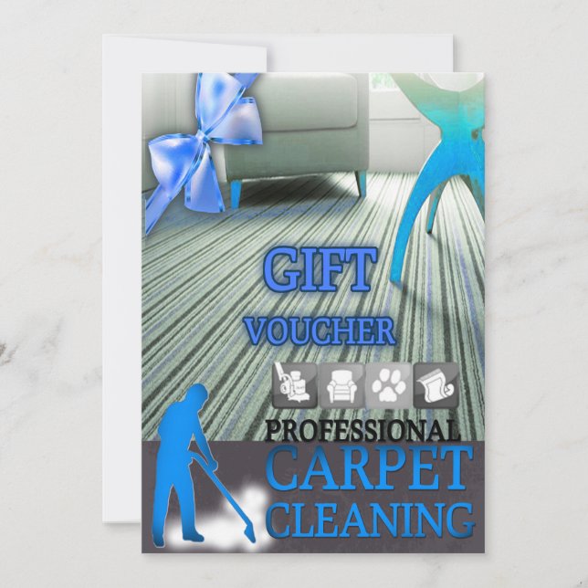 Carpet Cleaning Service Gift Voucher (Frente)