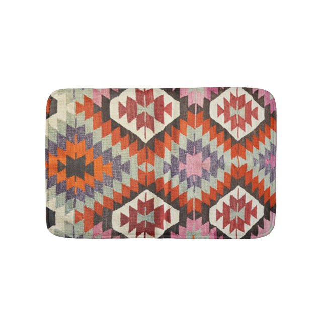 Carpete de tapete persa oriental turco antigo (frente)