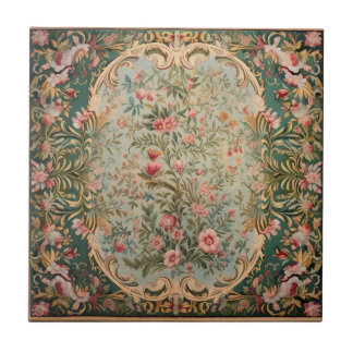 Carpete Oriental Colorida Floral