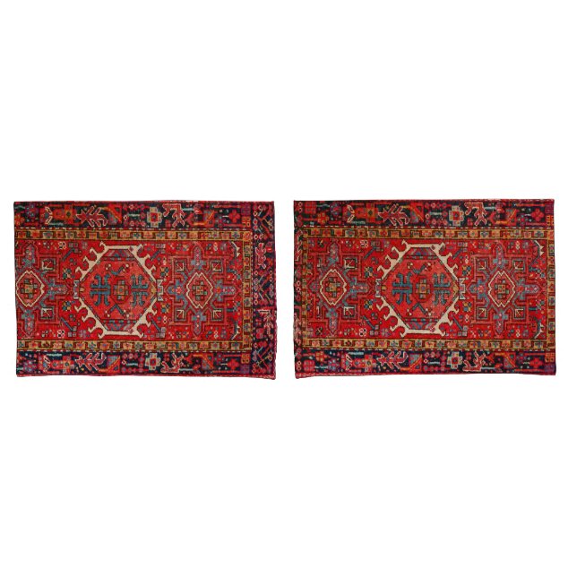 Carpete Persa Turco Oriental Antiquado (Frente - conjunto)