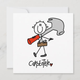 Carpinteiro com martelo