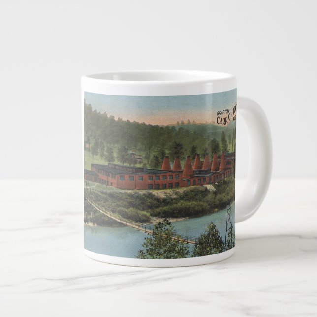 Carr China postcard em uma caneca gigante (Frente Esquerda)