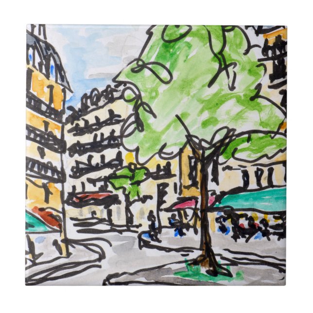 Carrefour de l'Odeon, Paris, França (Frente)