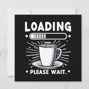 Carregando Por Favor Aguarde para o Café amante do