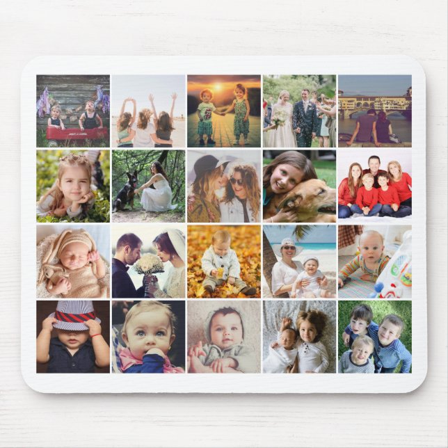 Carregar o mouse pad de fotos (Frente)