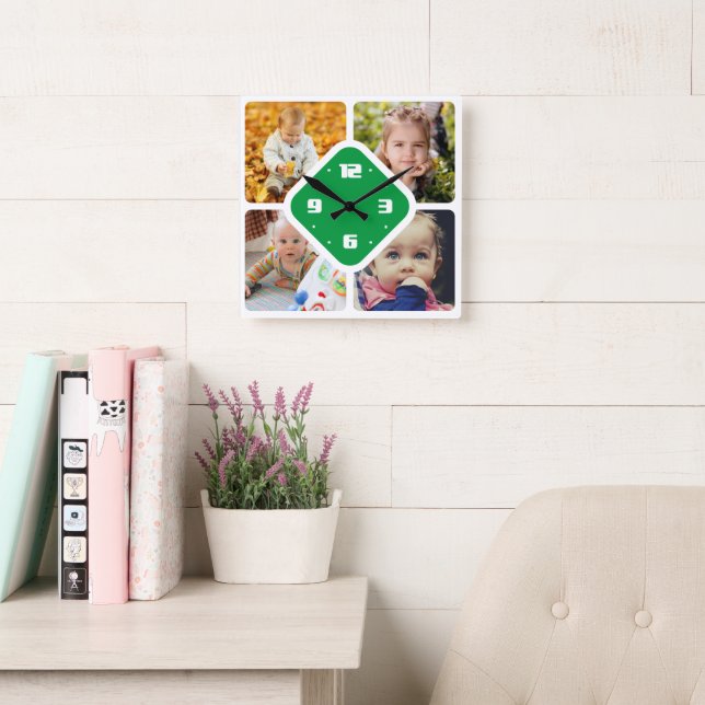 Carregar relógio do quadrado de fotos (Sala de leitura)